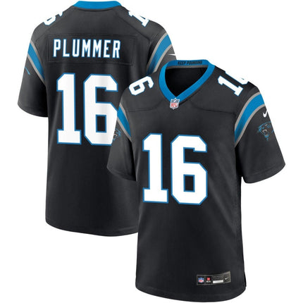 Jack Plummer Carolina Panthers 2025 Game Jersey - Black