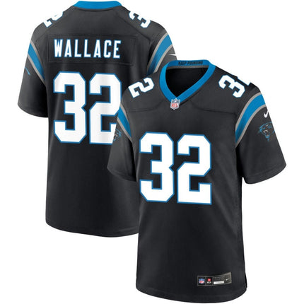 Trevin Wallace Carolina Panthers 2025 Game Jersey - Black