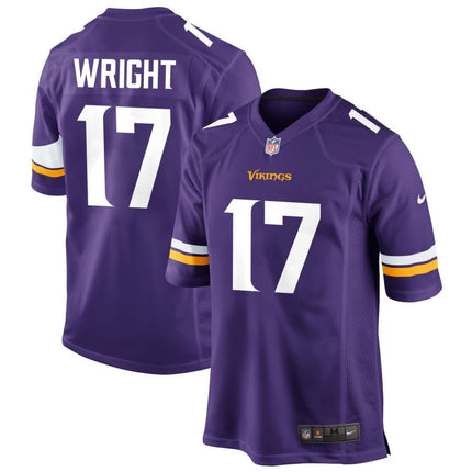 Ryan Wright Minnesota Vikings 2025 Game Jersey - Purple