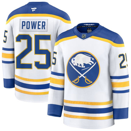 Owen Power Buffalo Sabres 2025 Away Jersey - White
