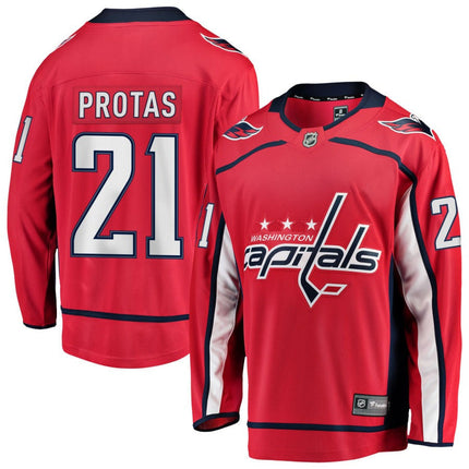 Aliaksei Protas Washington Capitals 2025 Home Jersey - Red