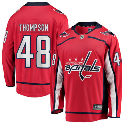 Logan Thompson Washington Capitals 2025 Home Jersey - Red