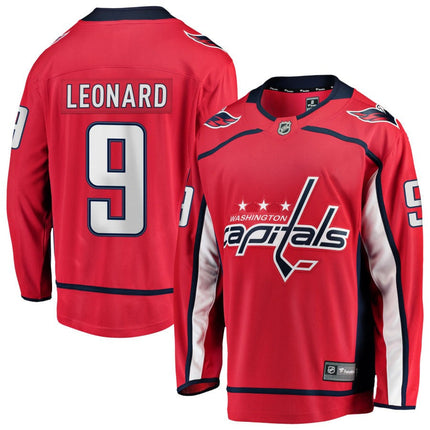 Ryan Leonard Washington Capitals 2025 Home Jersey - Red