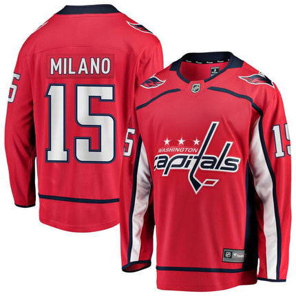 Sonny Milano Washington Capitals 2025 Home Jersey - Red