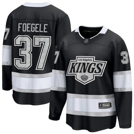 Warren Foegele Los Angeles Kings 2025 Home Breakaway Jersey - Black