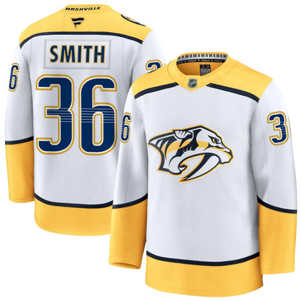 Cole Smith Nashville Predators 2025 Away Jersey - White