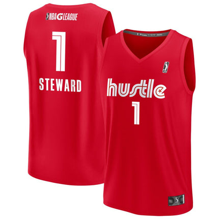 DJ Steward Memphis Hustle 2025 Swingman Jersey - Red