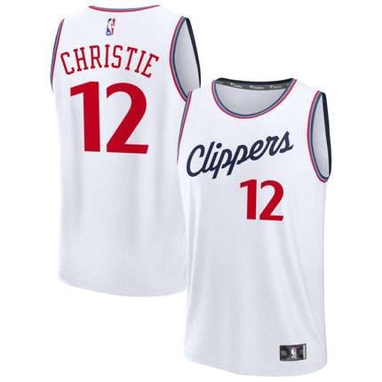 Cam Christie LA Clippers 2025 Association Edition Jersey - White
