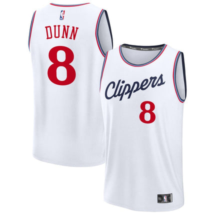 Kris Dunn LA Clippers 2025 Association Edition Jersey - White