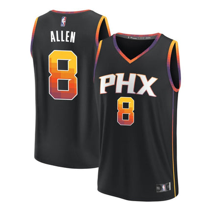 Grayson Allen Phoenix Suns 2025 Statement Edition Fast Break Jersey - Black