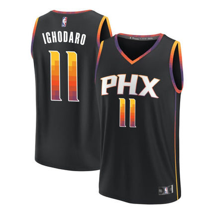 Oso Ighodaro Phoenix Suns 2025 Statement Edition Fast Break Jersey - Black