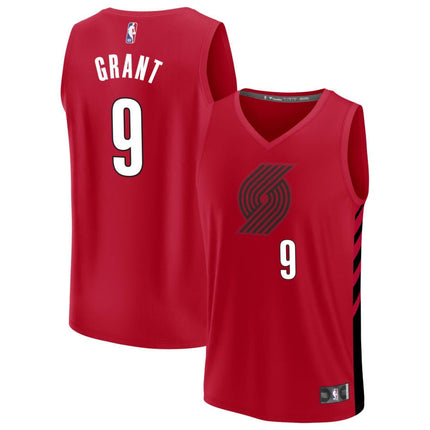 Jerami Grant Portland Trail Blazers 2025 Fast Break Statement Edition Jersey - Red