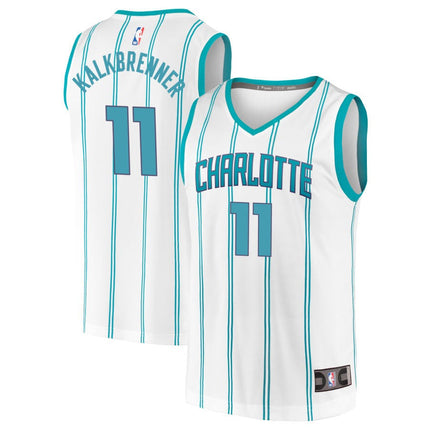 Ryan Kalkbrenner Charlotte Hornets 2025 Association Edition Fast Break Jersey - White