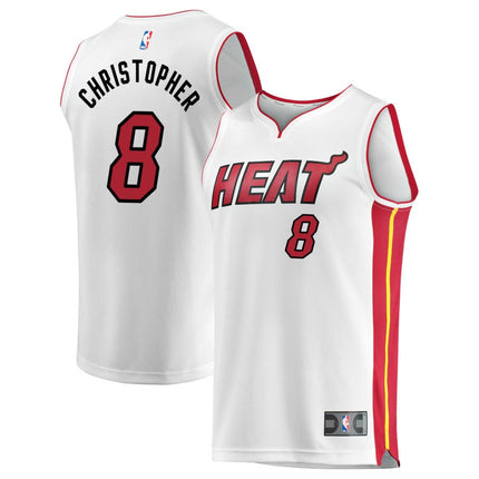 Josh Christopher Miami Heat 2025 Association Edition Fast Break Jersey - White