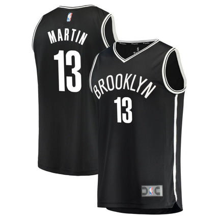 Tyrese Martin Brooklyn Nets 2025 Icon Edition Fast Break Jersey - Black