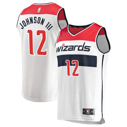 Tre Johnson III Washington Wizards 2025 Association Edition Fast Break Jersey - White