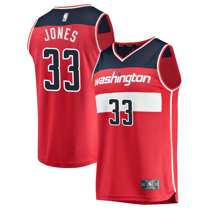 Dillon Jones Washington Wizards 2025 Icon Edition Fast Break Jersey - Red