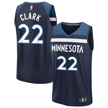 Jaylen Clark Minnesota Timberwolves 2025 Icon Edition Fastbreak Jersey - Navy