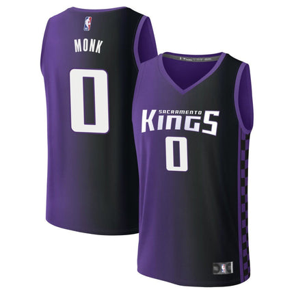Malik Monk Sacramento Kings 2025 Statement Edition Fast Break Jersey - Purple
