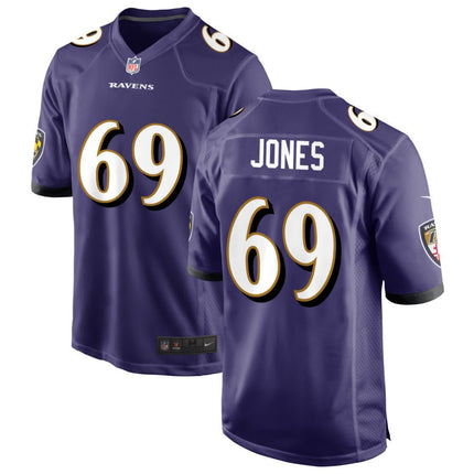 Jayson Jones Baltimore Ravens 2025 Game Jersey - Purple
