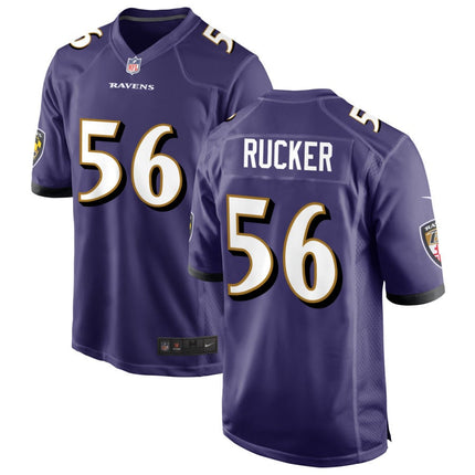 Kaimon Rucker Baltimore Ravens 2025 Game Jersey - Purple