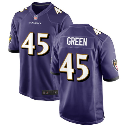 Mike Green Baltimore Ravens 2025 Game Jersey - Purple