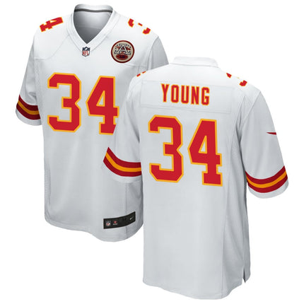Elijah Young Kansas City Chiefs 2025 Game Jersey - White