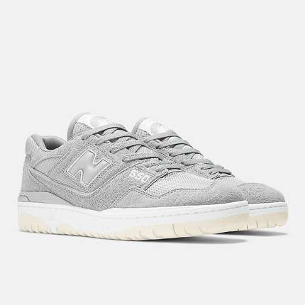Men's New Balance 550 Grey Suede Shoes