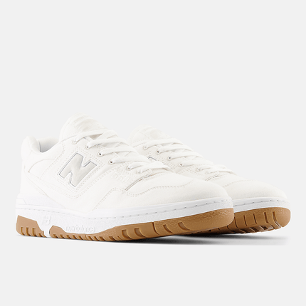 Men's New Balance 550 White Canvas Shoes