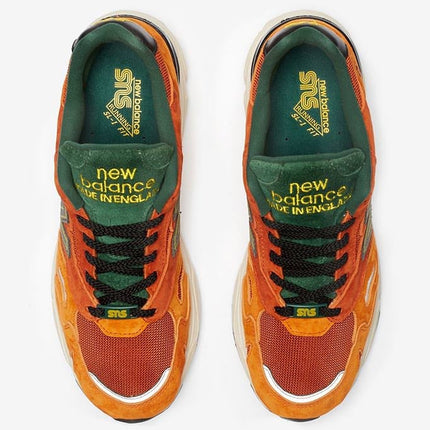 Men's New Balance 920 Forest Green And Orange Shoes
