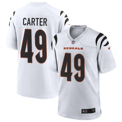 Barrett Carter Cincinnati Bengals 2025 Game Jersey - White