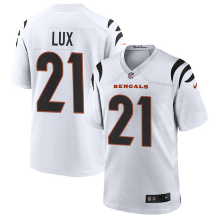 Bralyn Lux Cincinnati Bengals 2025 Game Jersey - White