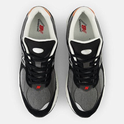 Men's New Balance 2002R Black Denim Shoes