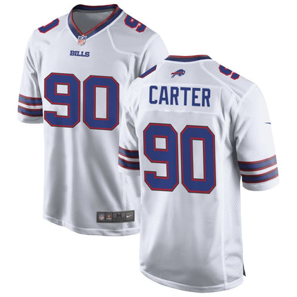 DeWayne Carter Buffalo Bills 2025 Game Jersey - White