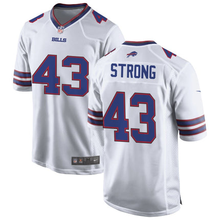 Dorian Strong Buffalo Bills 2025 Game Jersey - White