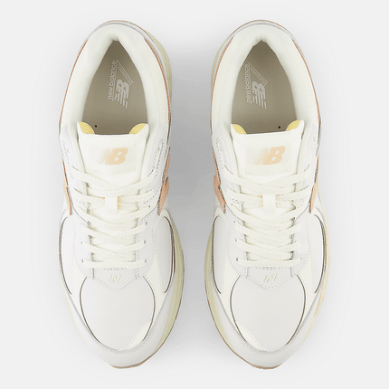 Men's New Balance 2002R White Tan Shoes