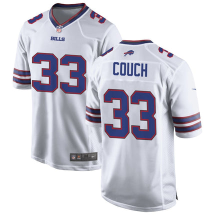 Te'Cory Couch Buffalo Bills 2025 Game Jersey - White