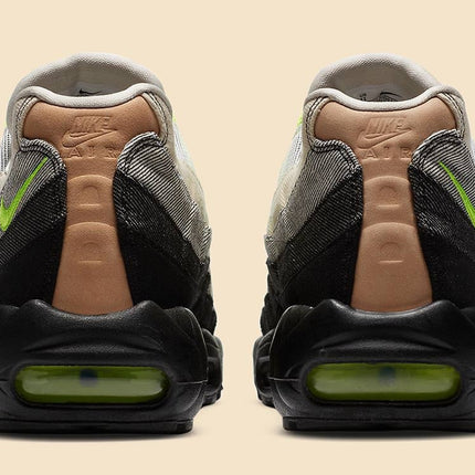 Men's Nike Air Max 95 Black Summit White-Volt Shoes