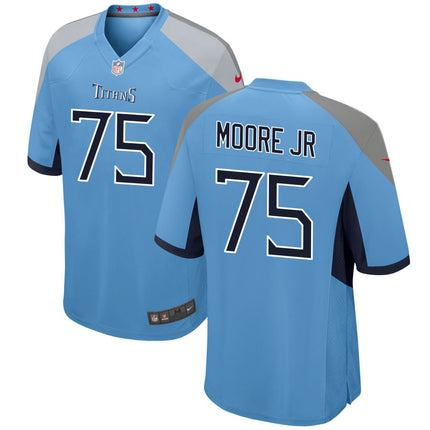 Dan Moore Jr Tennessee Titans 2025 Alternate Game Jersey - Light Blue