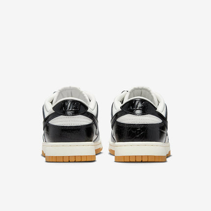 Men's Nike Dunk Low Black Croc Shoes