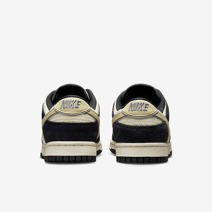 Men's Nike Dunk Low Black Suede Shoes