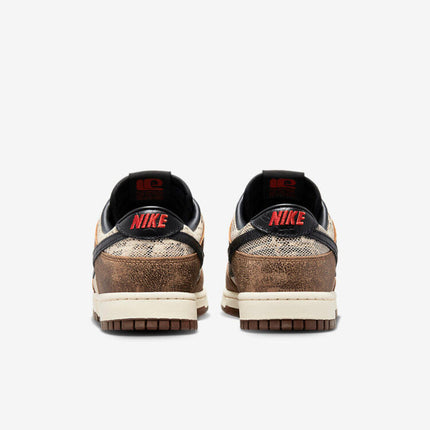 Men's Nike Dunk Low Black-Ale Brown Shoes