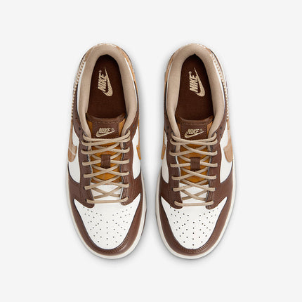 Men's Nike Dunk Low Brown Plaid Shoes