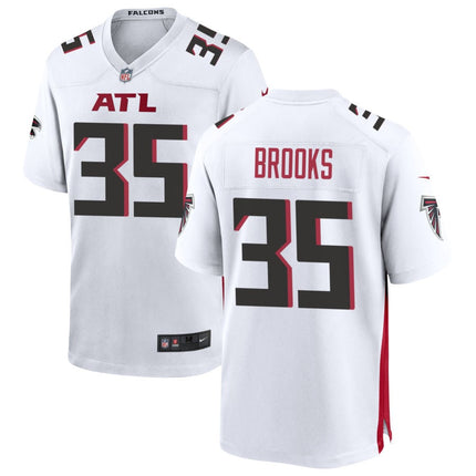 Natrone Brooks Atlanta Falcons 2025 Game Jersey - White