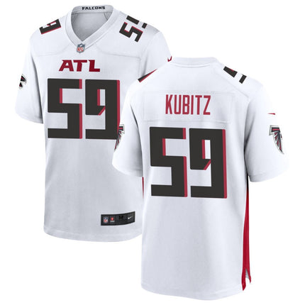 Nick Kubitz Atlanta Falcons 2025 Game Jersey - White