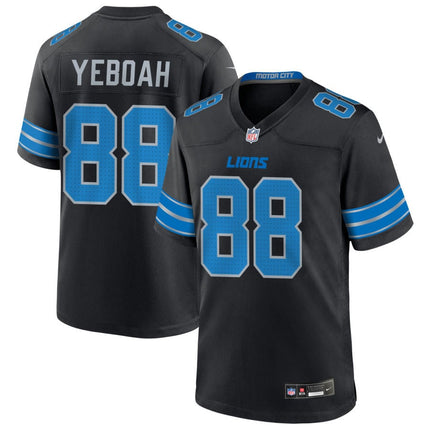 Kenny Yeboah Detroit Lions 2025 Alternate Game Jersey - Black