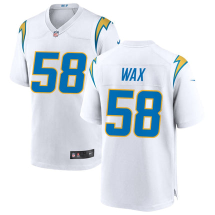 Marlowe Wax Los Angeles Chargers 2025 Game Jersey - White