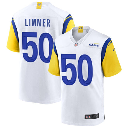 Beaux Limmer Los Angeles Rams 2025 Alternate Jersey - White