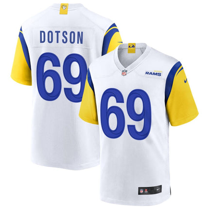 Kevin Dotson Los Angeles Rams 2025 Alternate Jersey - White