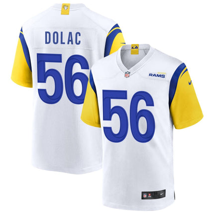 Shaun Dolac Los Angeles Rams 2025 Alternate Jersey - White